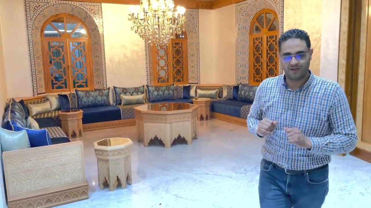 صالون واشمن صالون مغربي قمة الروعة|الاصالة والمعاصرة |tour salon marocain