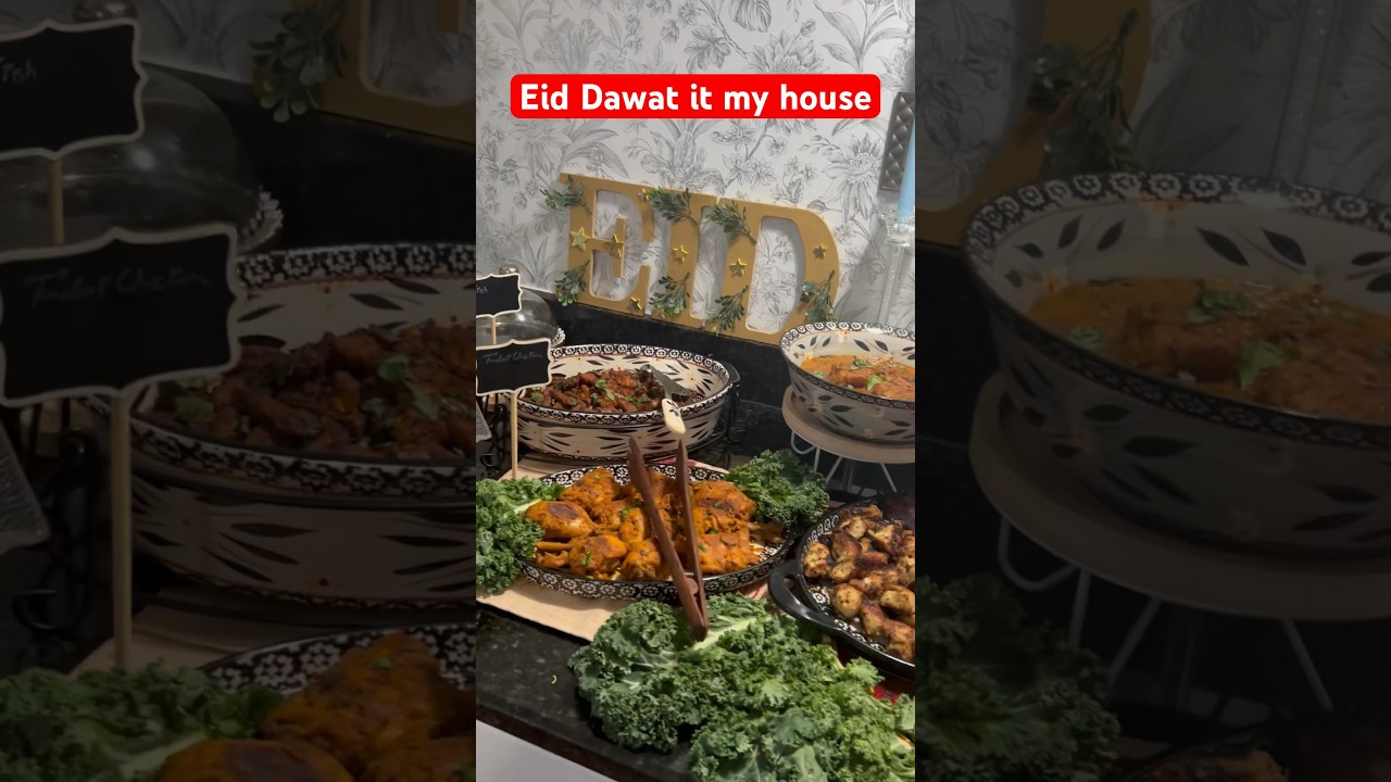 Eid Dawat it my house 🌙|| Eid Dawat menu ideas #food #youtubeshorts #eidmubarak #eiddawat