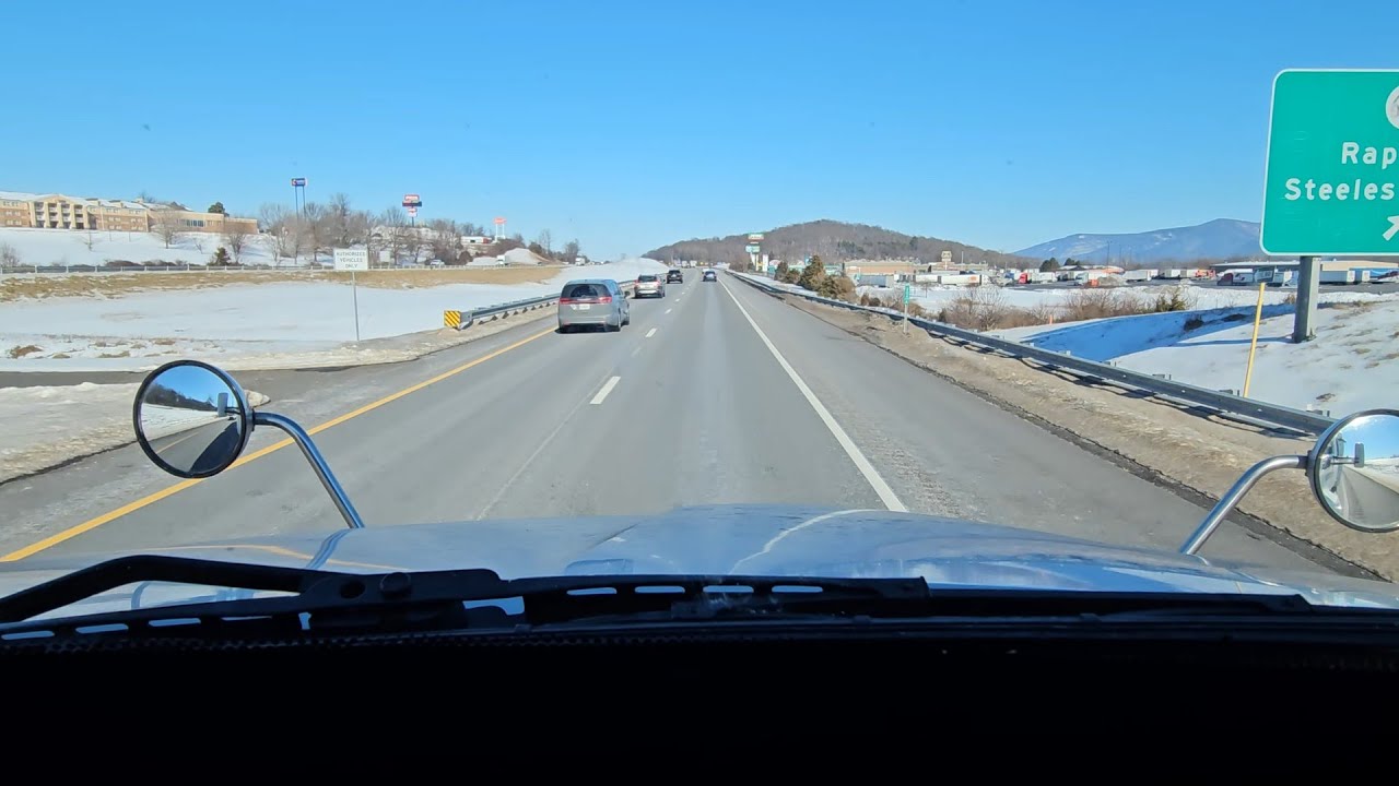 2/11/26, Relaxing 1.5 Hour Drive Through Snowy Virginia | Trucking POV