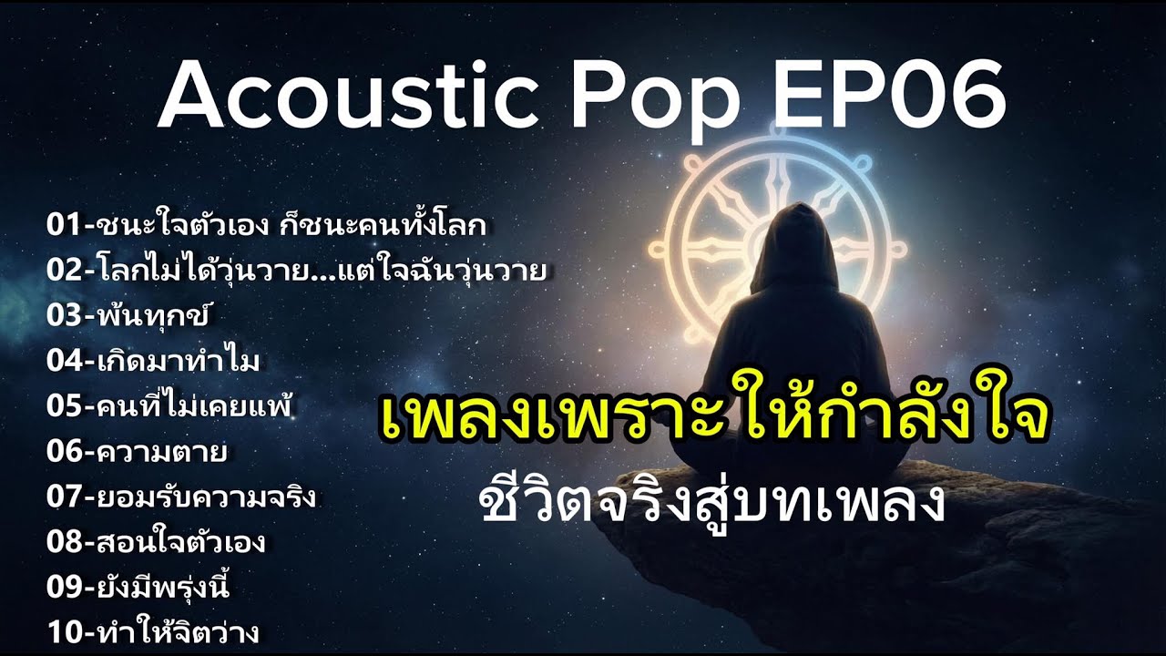 เพลงรวมให้กำลังใจ ชิวๆ สอนใจ เกิดปัญญา   Acoustic PopEP006 แก้ปัญหาชีวิต ธรรมะ