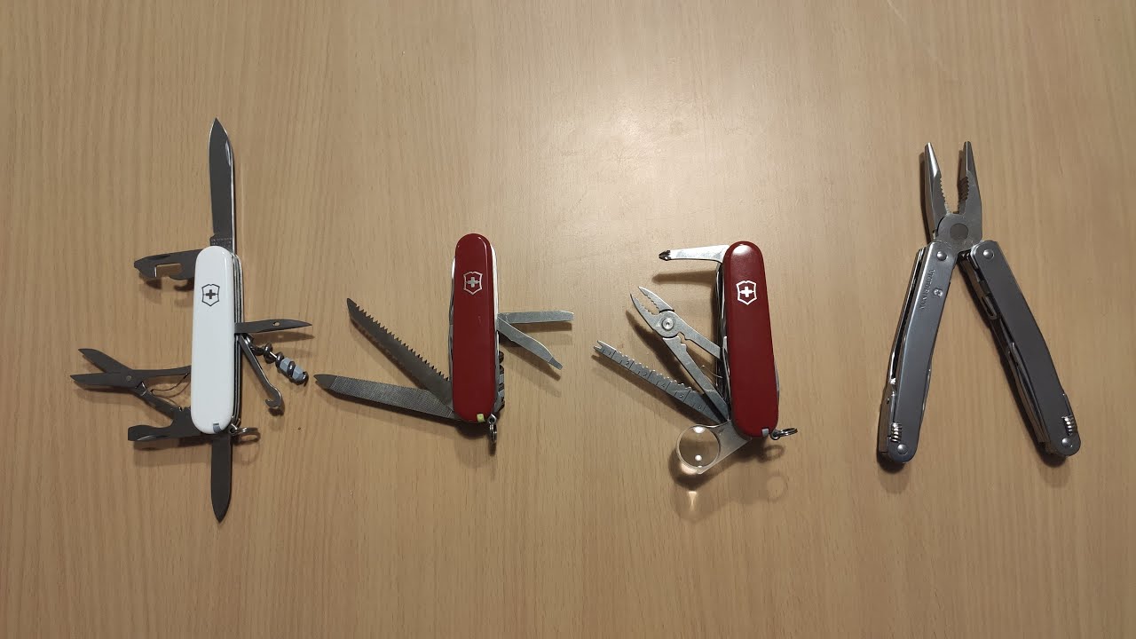 Quel couteau suisse Victorinox choisir : Climber, Moutaineer, Ranger, Handyman, Swisschamp?
