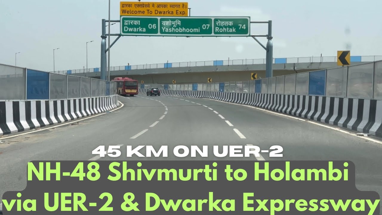 45 km Drive on UER-2 | Shivmurti to Holambi Nonstop | Tunnels to be Opened Soon