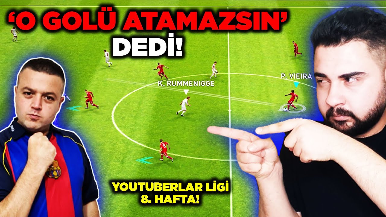 O GOLÜ ASLA YEMEM DEDİ! YOUTUBERLAR LİGİ 8. HAFTA w/@OmniPax11 EFOOTBALL PES 2021 MOBILE
