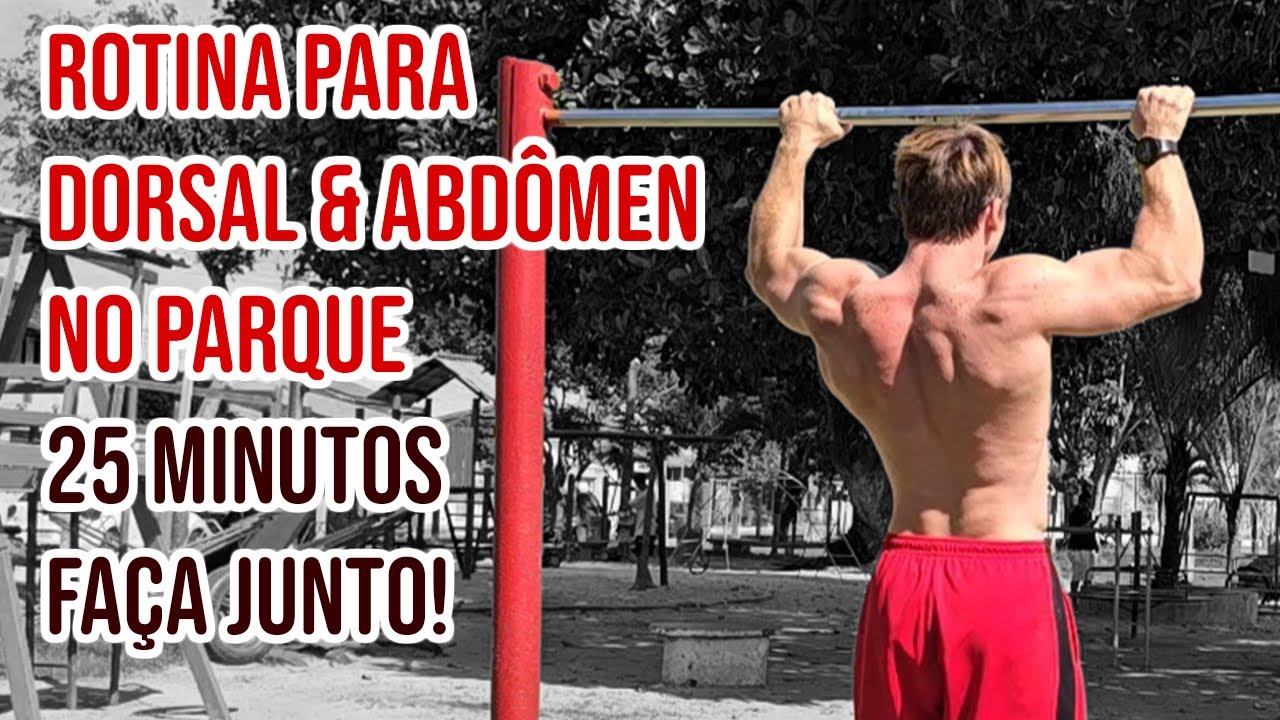 Treino para Dorsal & Abdômen | Nível Intermediário | 25 min. | Faça Junto!!
