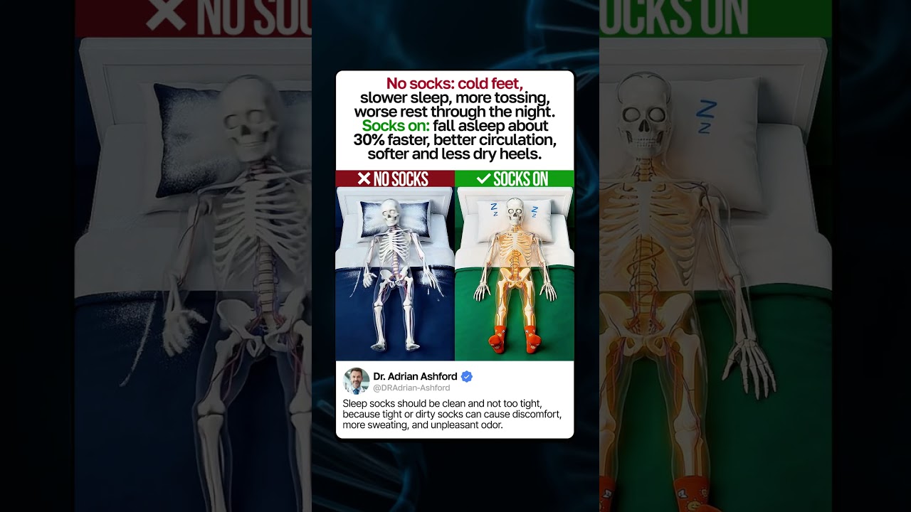 No Socks VS Socks On | What Happens Inside Your Body #facts #health #gym