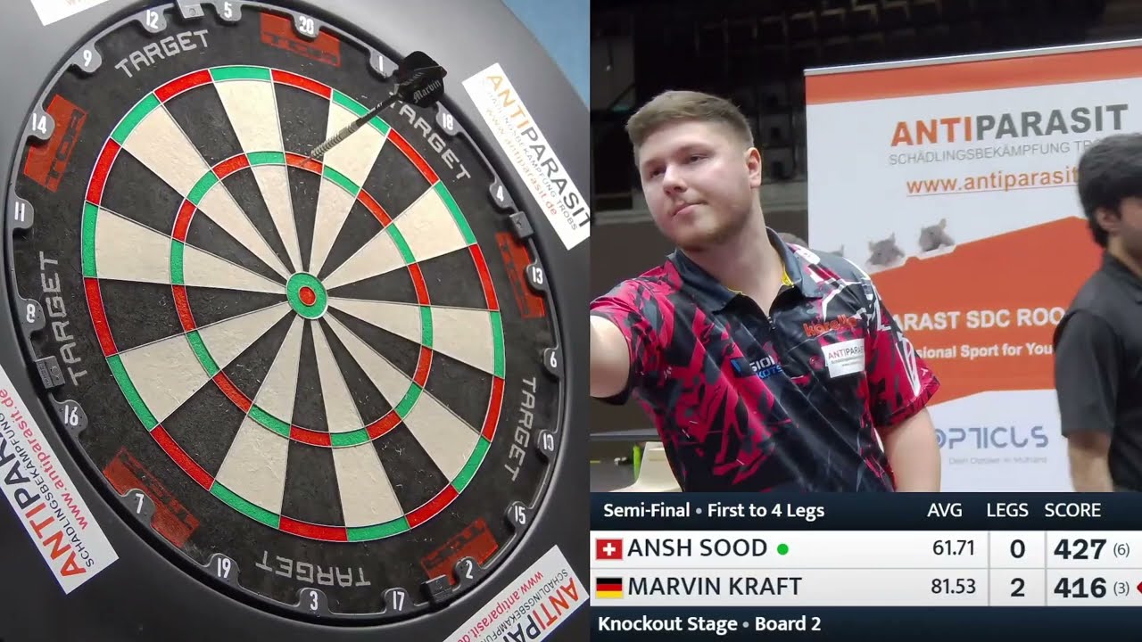 Ansh Sood vs Marvin Kraft Highlights / SDC Rookies Series 1 Semi-Final 2025/26