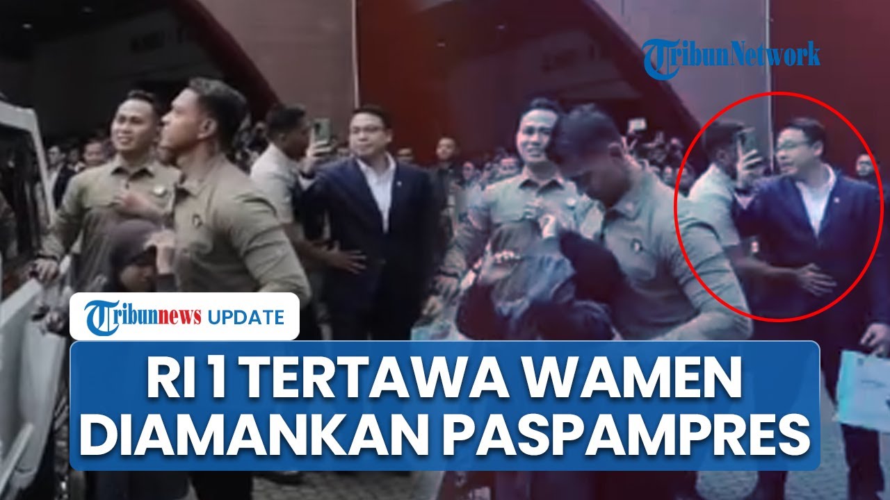 Detik-detik Prabowo Tertawa Terbahak-bahak Lihat Wamen Angga Diamankan Paspampres: Itu Wakil Menteri