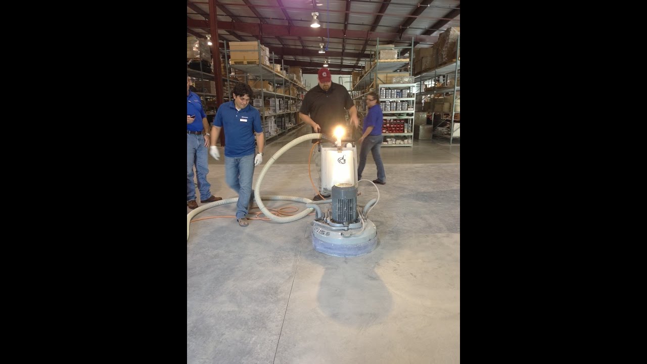 Concrete Grinding and Polishing, Step by Step with LAVINA