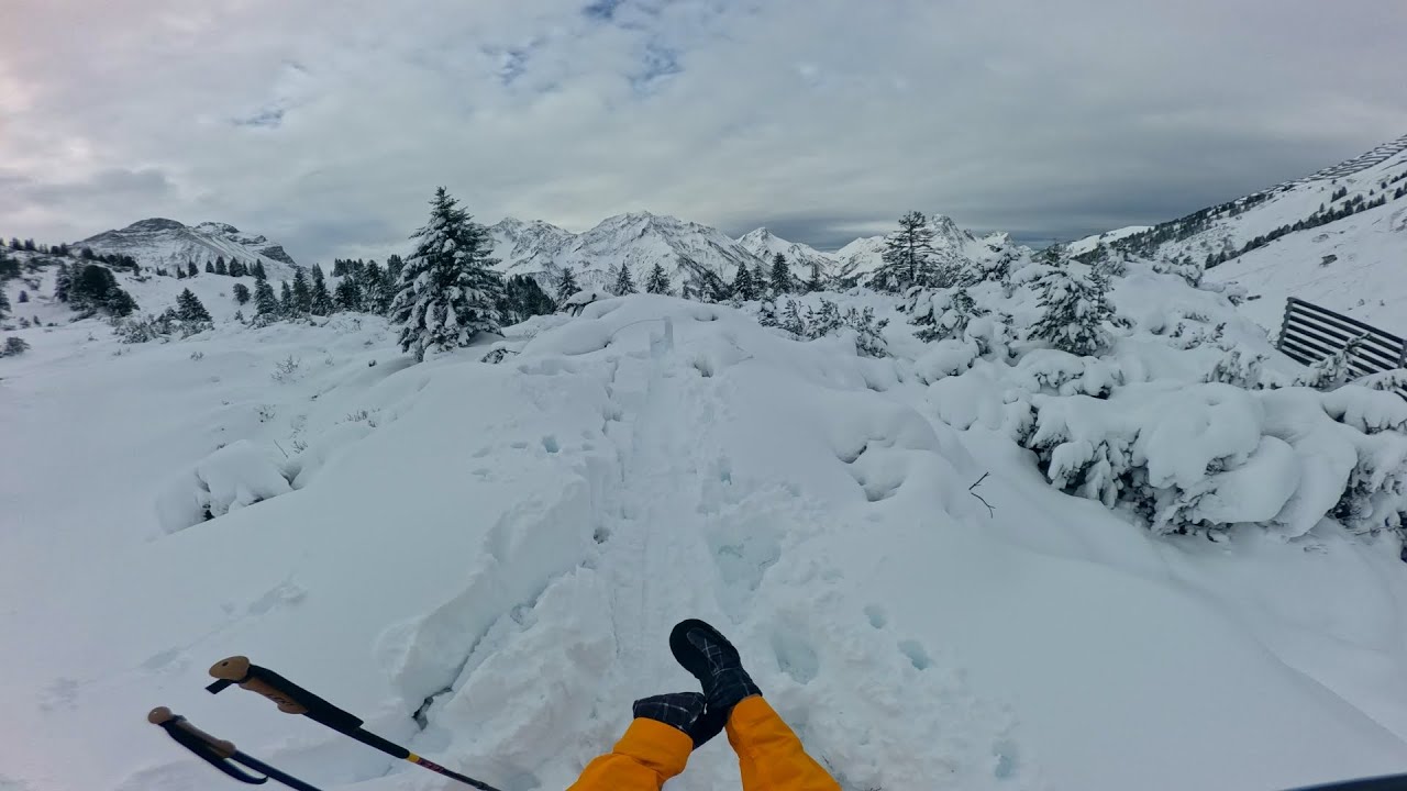 First small skitour of the Season - Skiing Pov