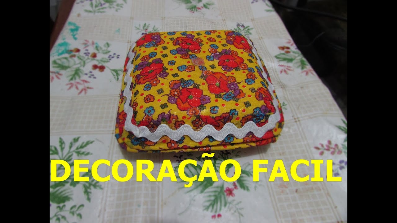 Artesanato: Reciclando bandeja de isopor