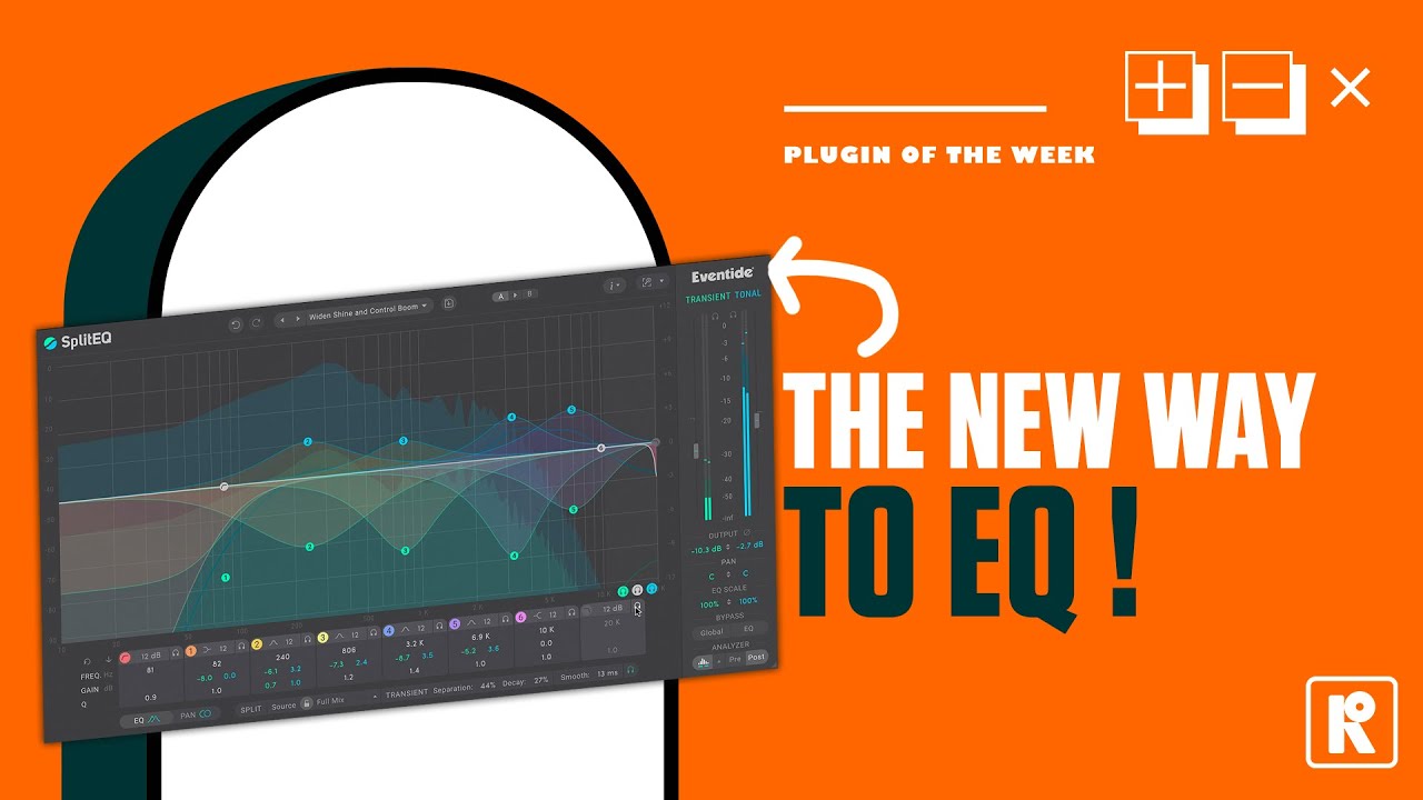 The ONLY EQ You'll Need For Drums! | Radium POW @EventideAudio Split EQ