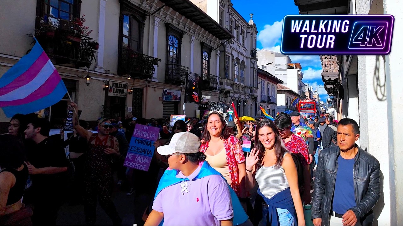 🇪🇨Cuenca, Ecuador 🇪🇨 Walking Tour - Día Del Orgullo 🏳️‍🌈