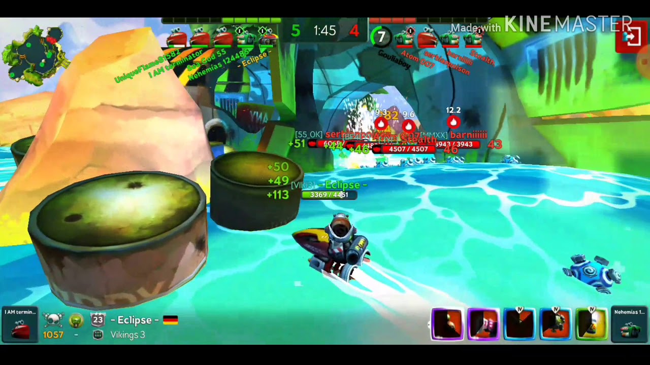 Battle Bay &bull; My damage record at the Moment ft. Nehemias 124485