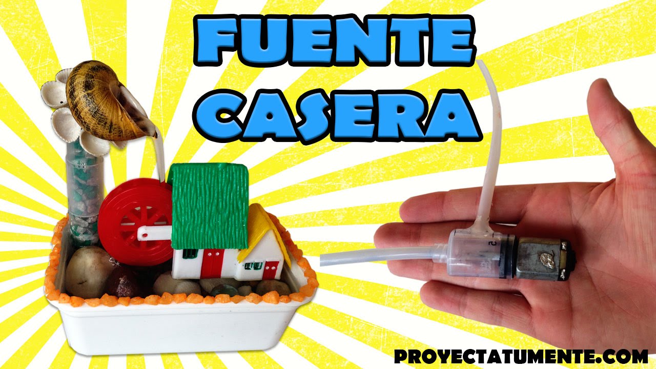 Construye tu Propia Fuente de Agua Decorativa Casera