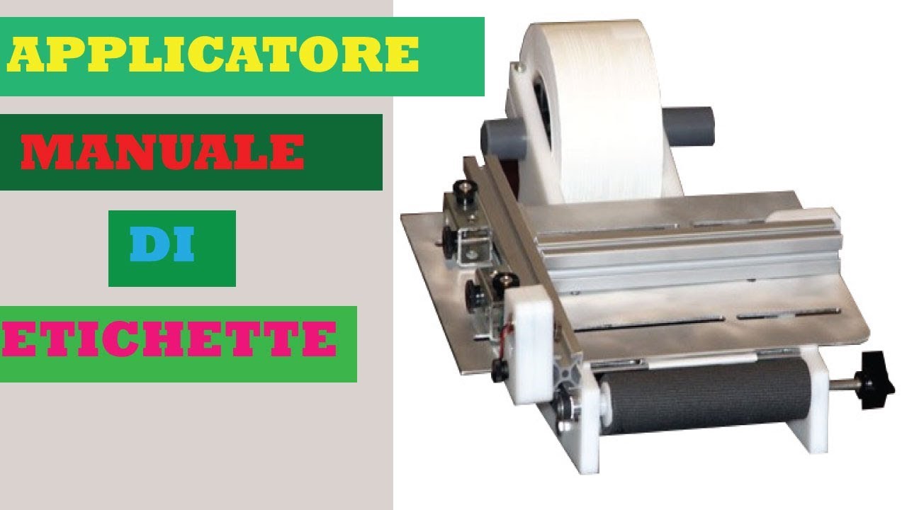 Applicatore manuale di etichette per tutte le superfici