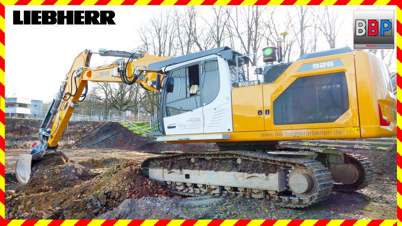 👷 Liebherr R 926 VA , Ludwigsburg, 2025. #6 #liebherrbagger