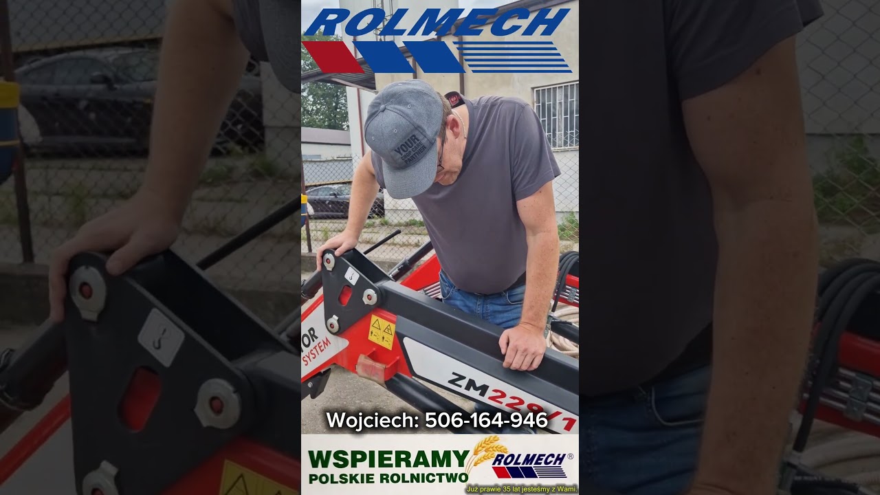 Wysięgnik ładowacza Metal-Fach/ZETOR System 1300kg do kupienia u nas ROLMECH #maszynyrolnicze #zetor