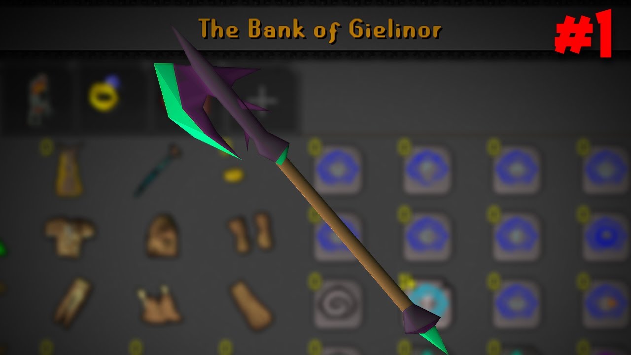 I have Nothing but A Nox Hally In my bank | OSRS | #1