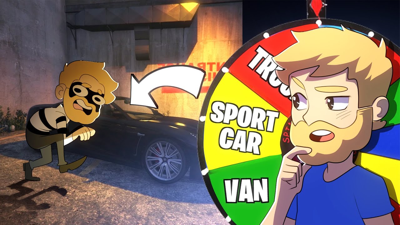 GTA 5 If You Spin It, You Steal It Challenge!