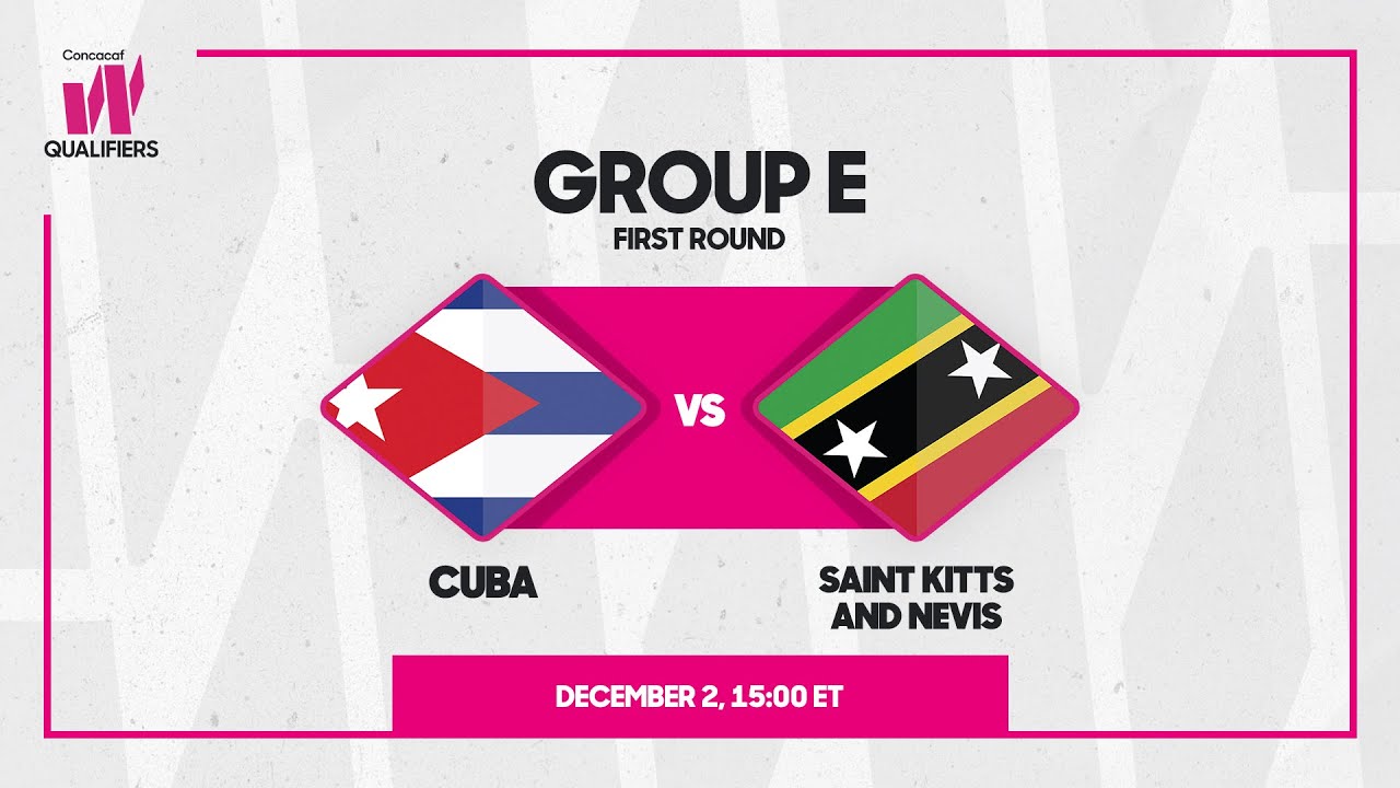 Cuba vs St. Kitts & Nevis | 2025/26 Concacaf W Qualifiers
