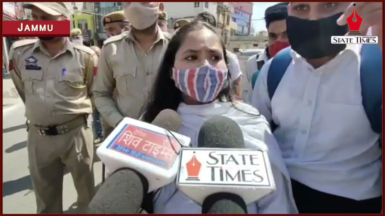 School students hold protest; demand mass promotion