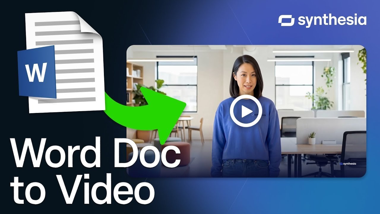 How to Convert Word Document to Video with AI (Easy)