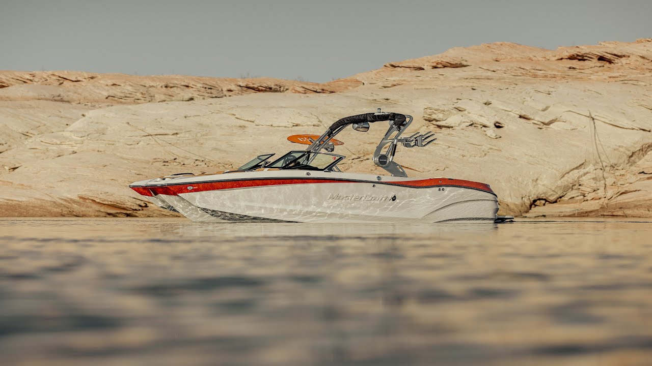 LAKE POWELL DRIED UP!! MASTERCRAFT X22 AVOIDS ROCKS