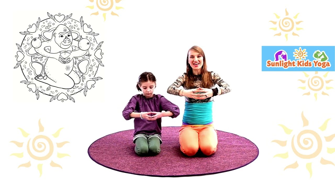 Faszien Yoga für Schulkinder - MALBUCH für natürliche & kraftvolle Körperhaltung - Anleitungsvideos
