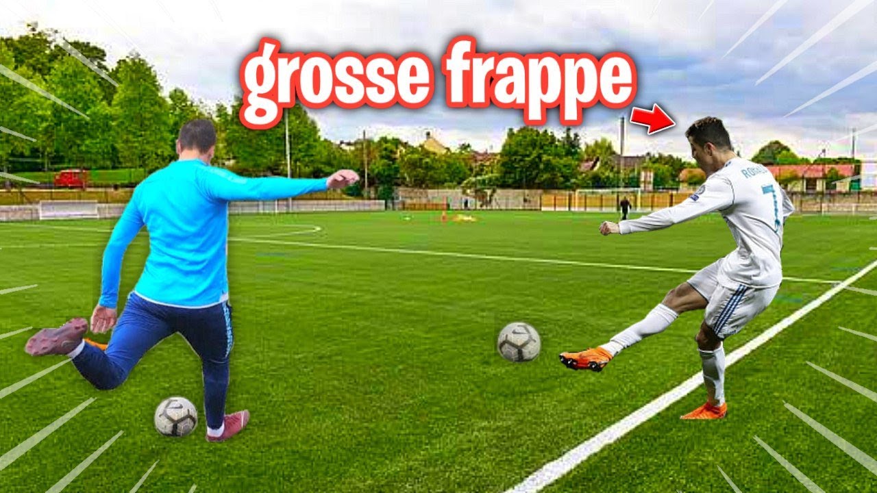 COMMENT METTRE DES GROSSES FRAPPES COMME RONALDO AU FOOTBALL !