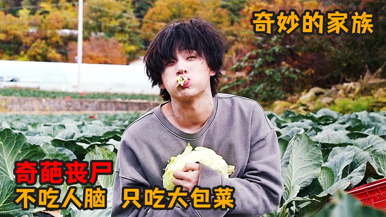 可憐的喪尸，吃不到人，只能啃大包菜