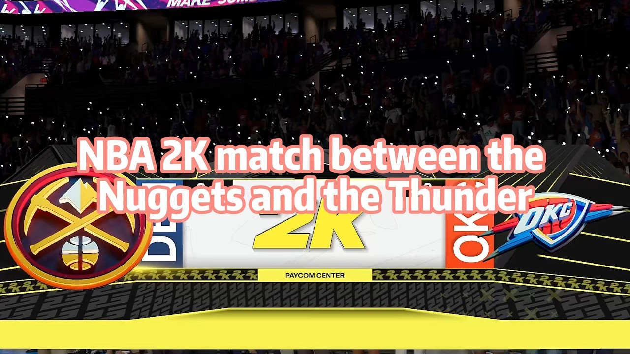 Nuggets vs Thunder – Jokic Meets SGA's Rising Force!#nba2k #nba2k26 #nbagames #nbabasketball #nba