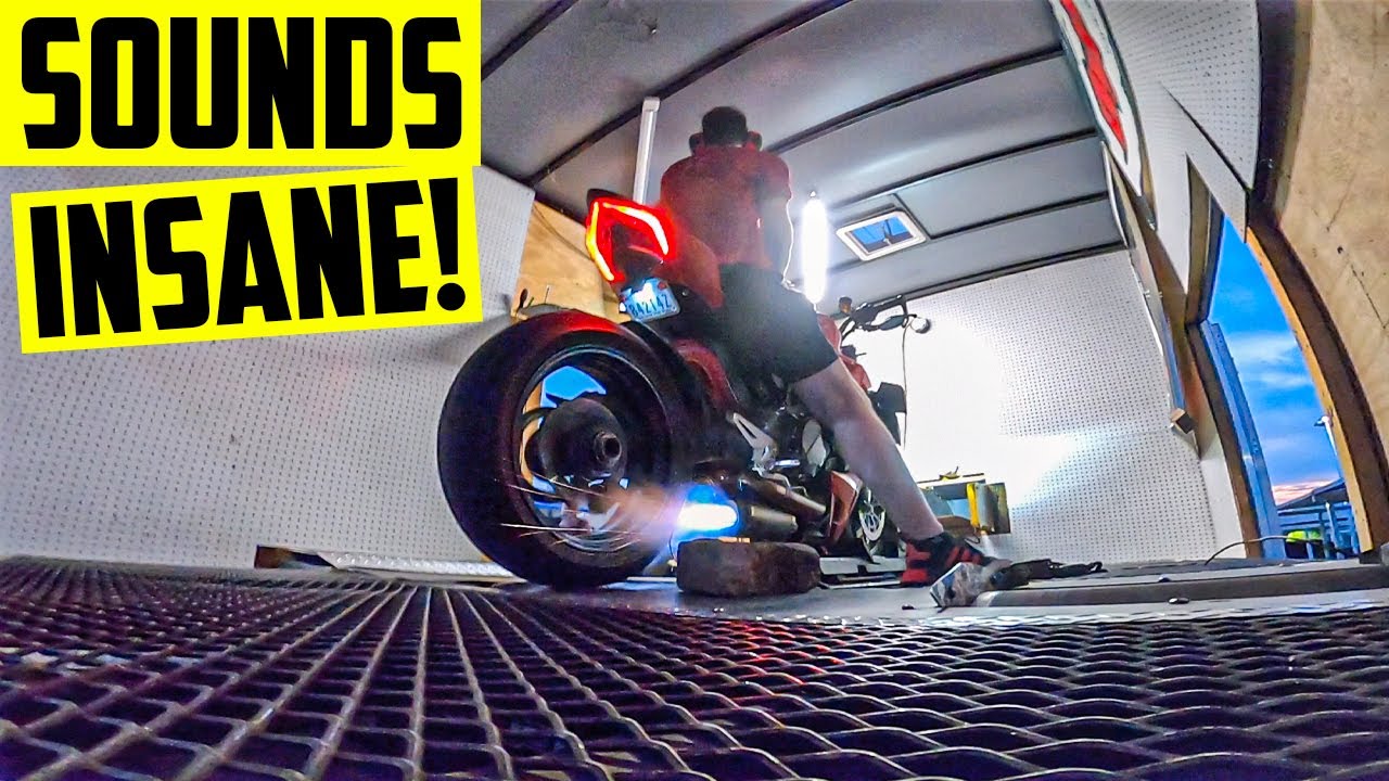Ducati Streetfighter V2 Dyno Test! (Full Exhaust & Tune)