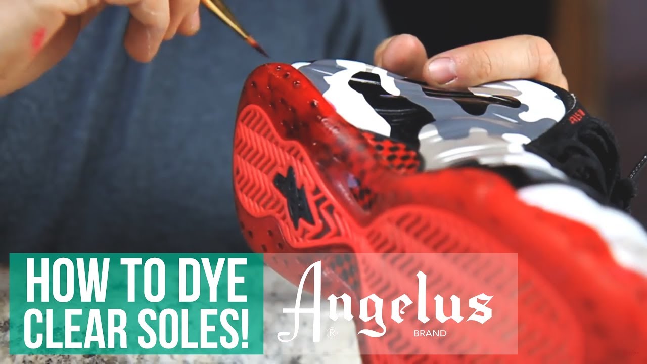 Как сделать краситель для полупрозрачных/ледяных подошв | Angelus Dye and Sole Bright