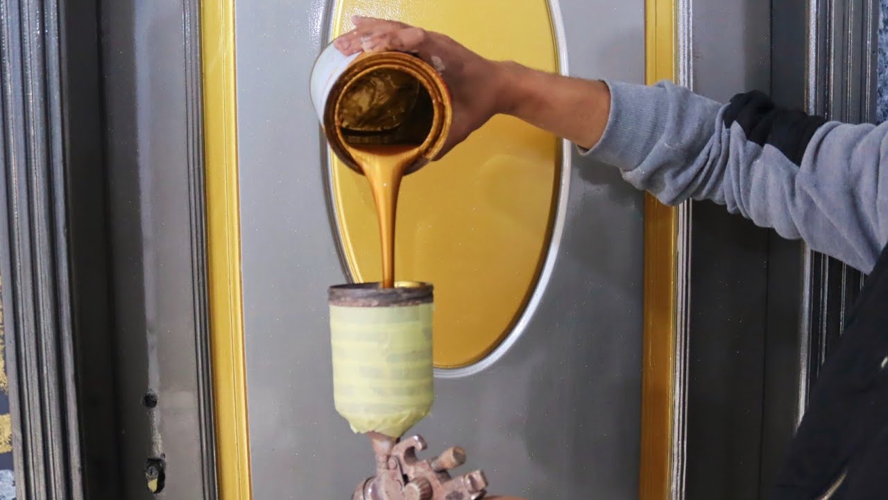 Деревянная дверь дизайн краски | Шикарная краска для дерева