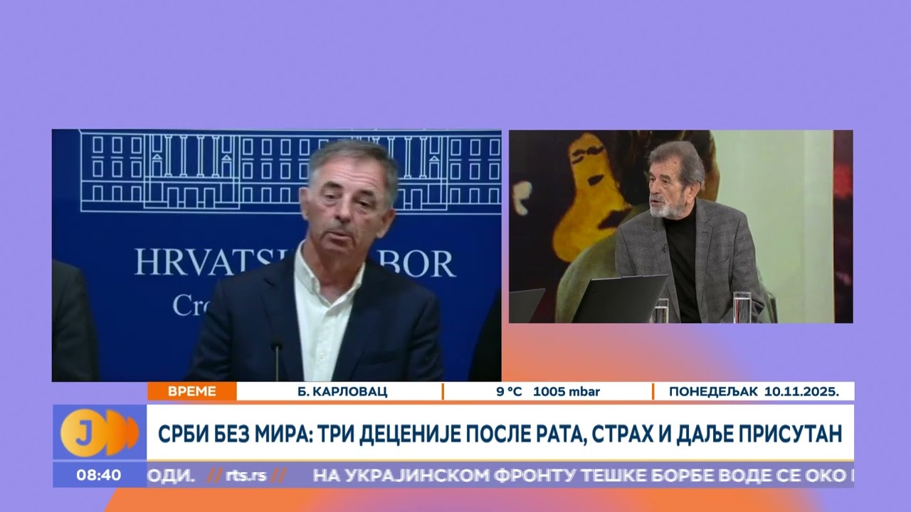 Novi talas incidenata u Hrvatskoj I RTS Jutarnji program
