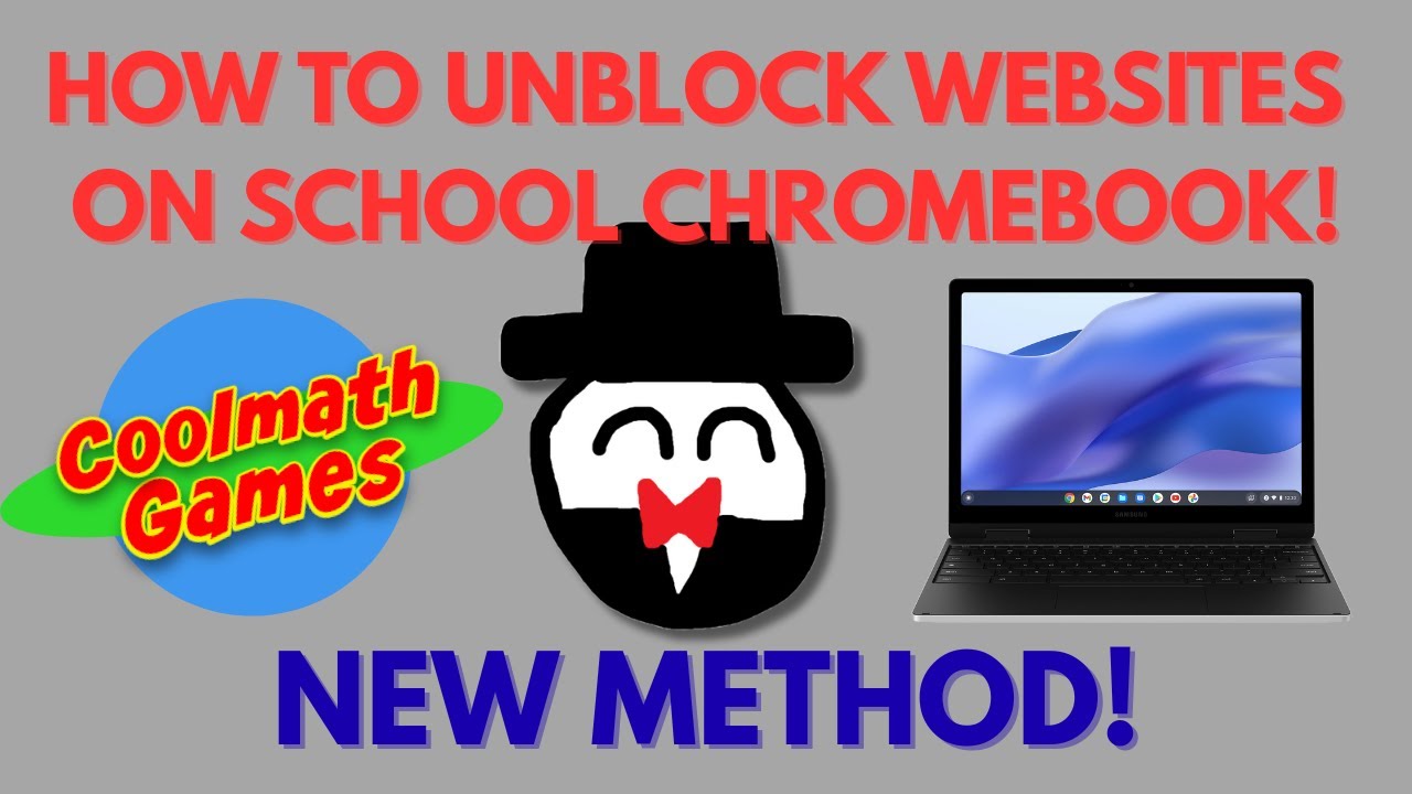 How to unblock websites on your School Chromebook! (NEW METHOD)