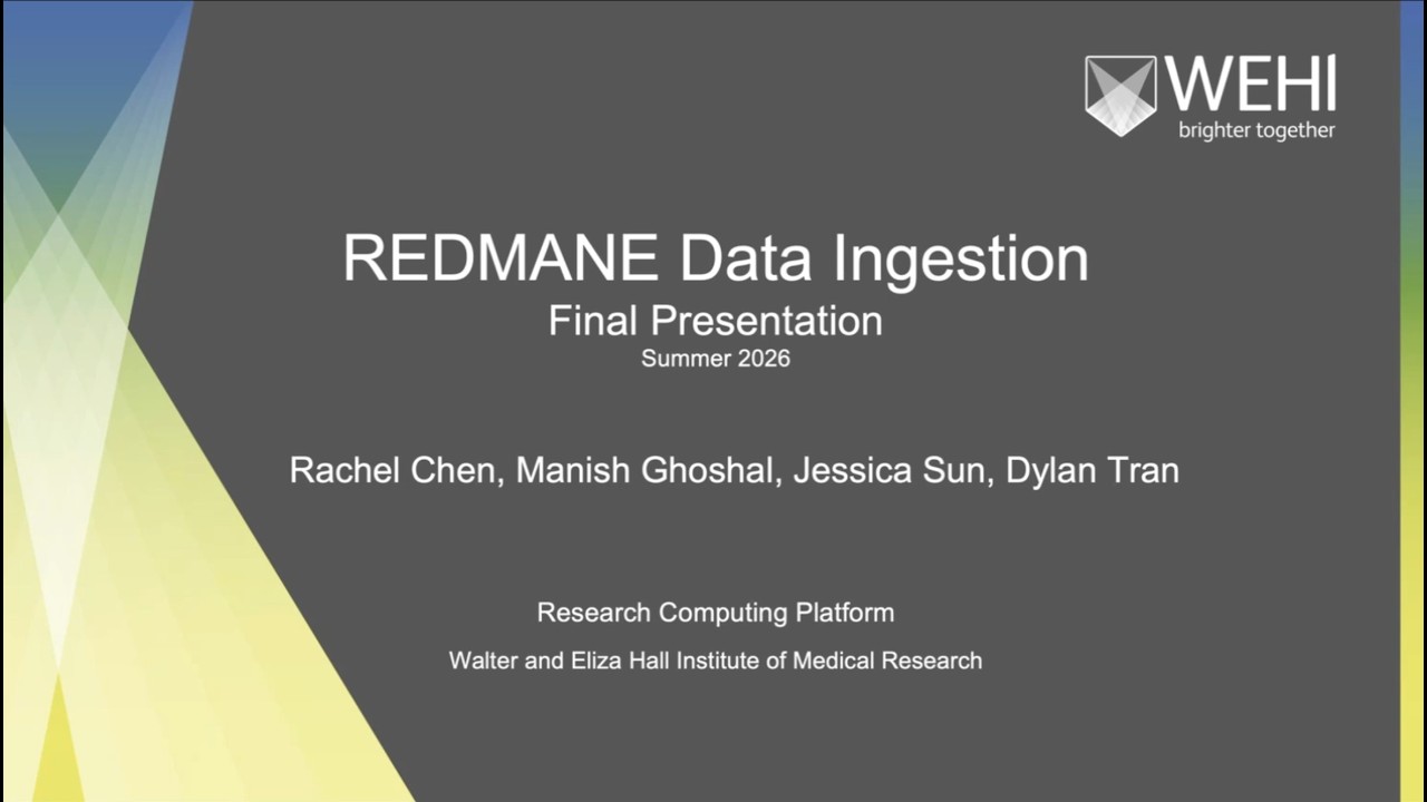 2026-02 REDMANE Data Ingestion Final Presentation Summer 25 26