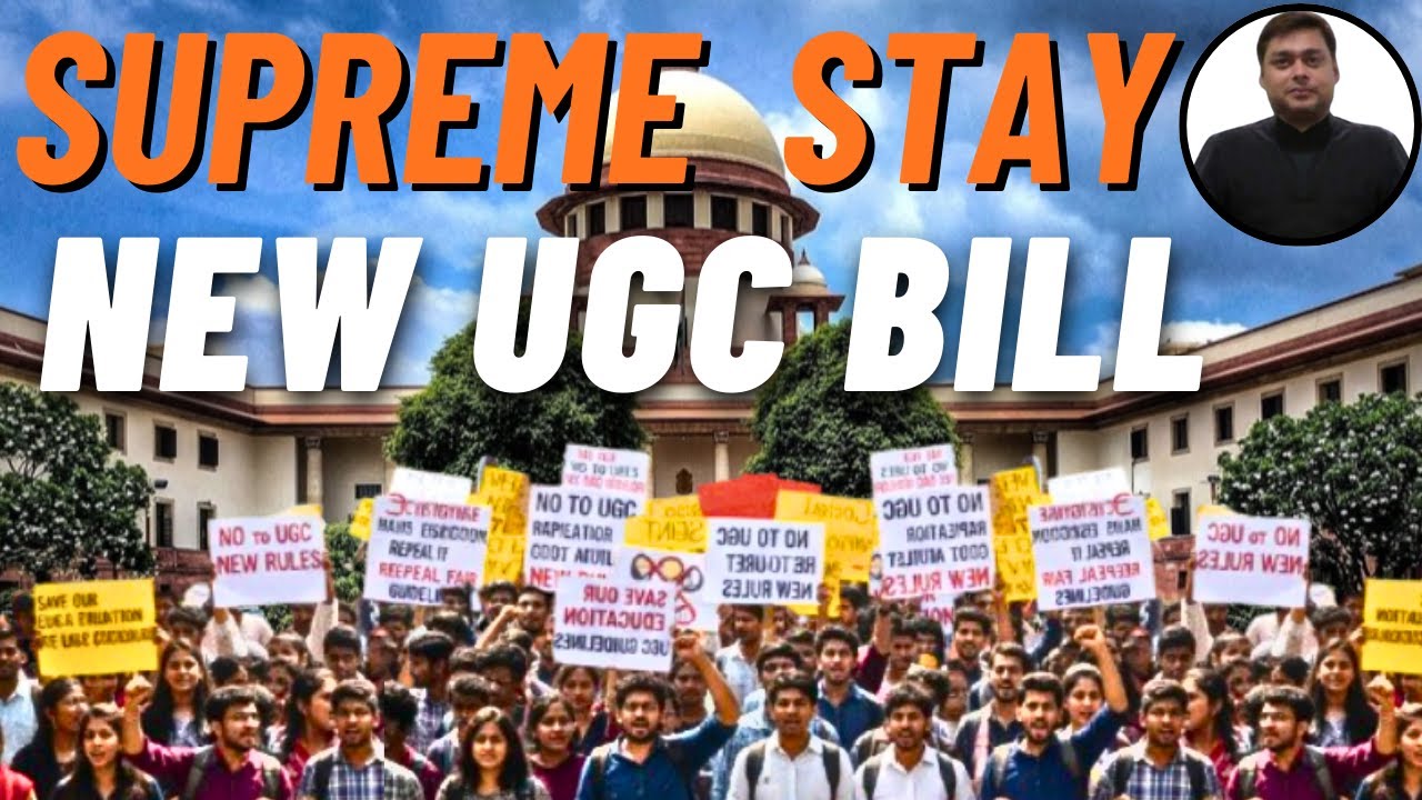 UGC Bill 2025:Supreme Court Stays New UGC Rules | Big Relief for Students 