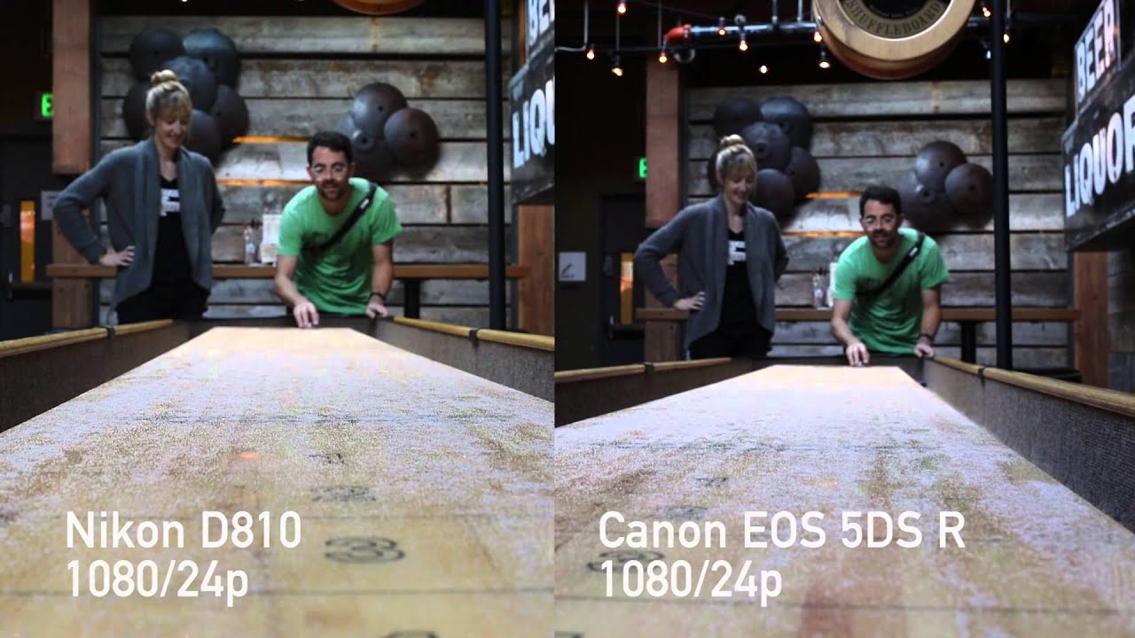 Video quality compared: Canon EOS 5DS R vs Nikon D810
