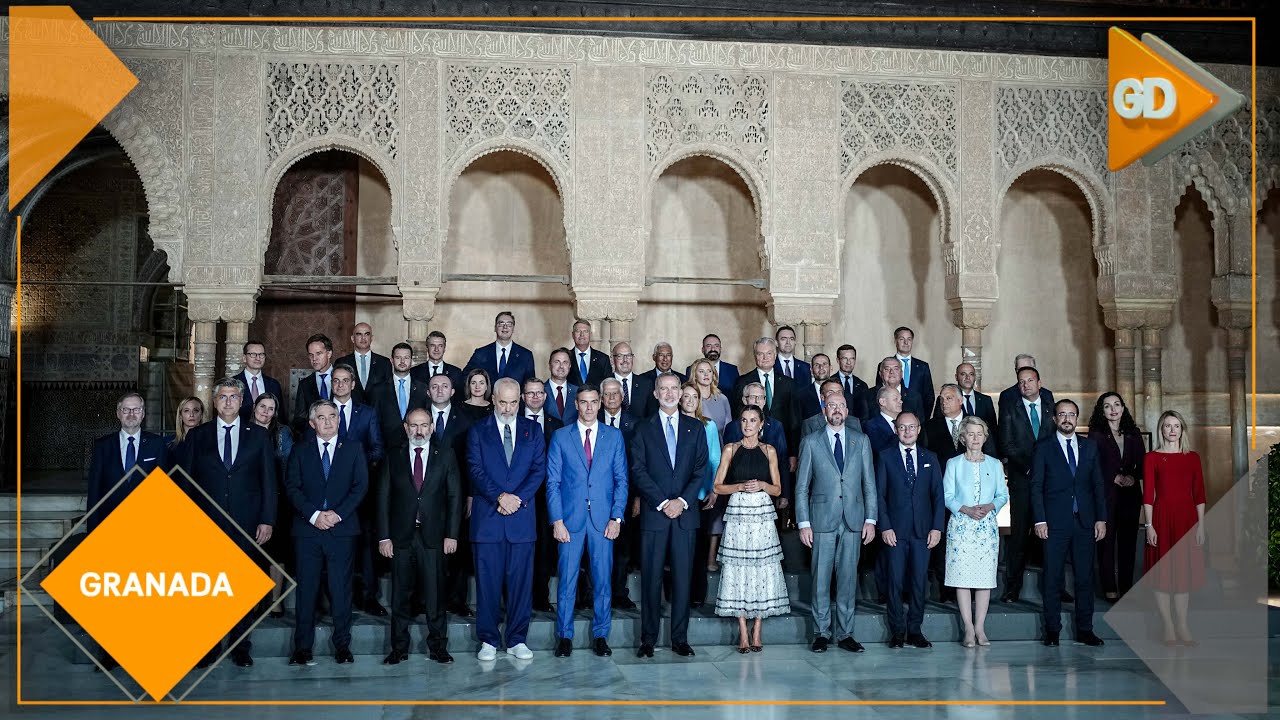 La cena en la Alhambra, con desfile por el Palacio de Carlos V incluido, de los líderes europeos