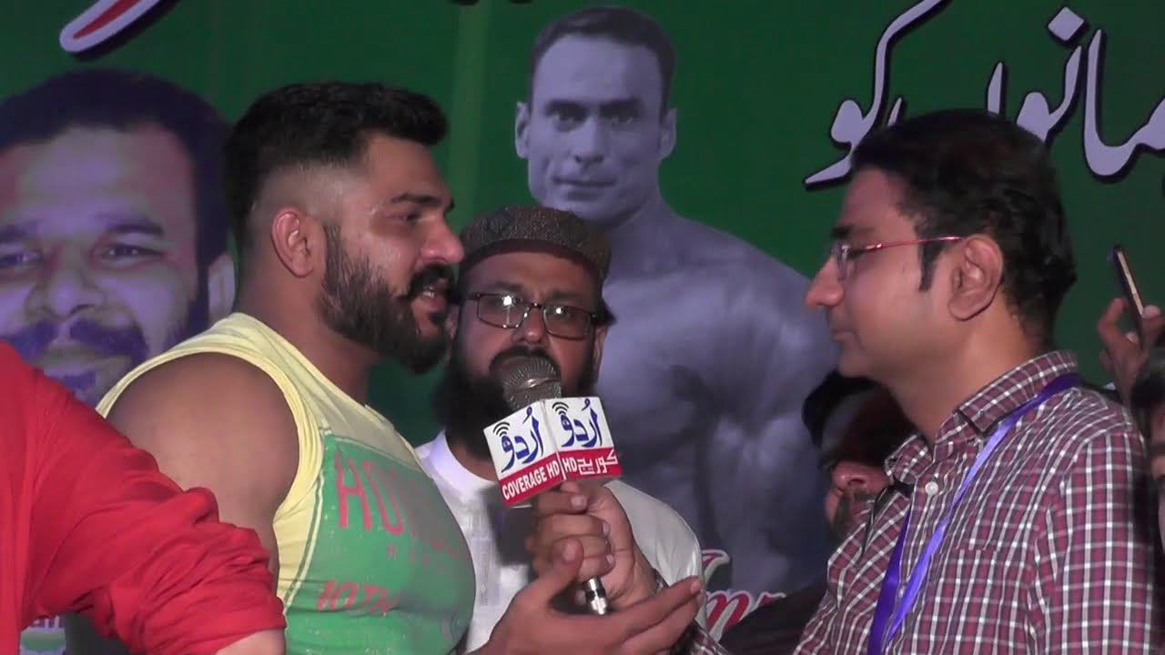 Rafaqat Hussain National Champion Junior Mr Pakistan & Rai Habib ur Rehman Bhatti