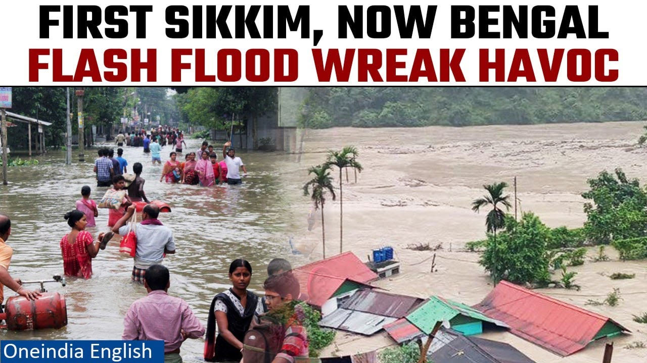 West Bengal Flood: Flash floods in Kalimpong trigger evacuations, over 10,000 rescued | Sikkim Flood