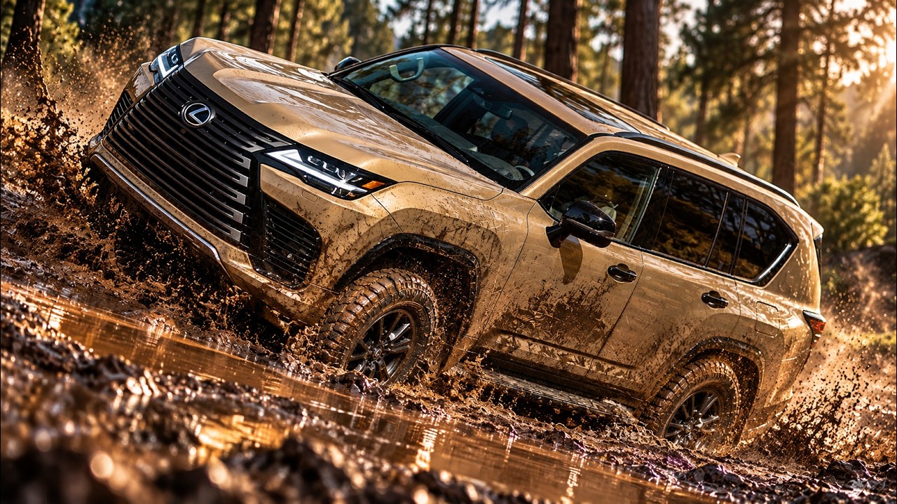 New 2027 Lexus LX700h Overtrail (Earth Stone Brown) - OFFROAD Test Drive! Ultimate Flagship SUV!