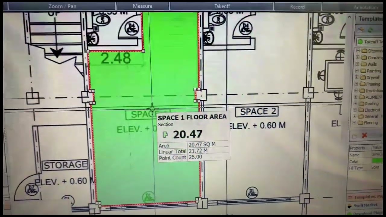 Planswift Professional 9.0 into Construction Estimation Tutorial