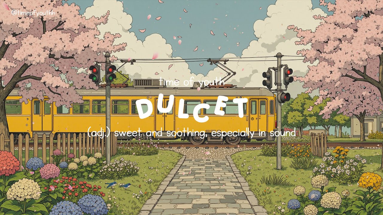 dulcet: sweet and soothing, especially in sound | morning chill vibes with piano music