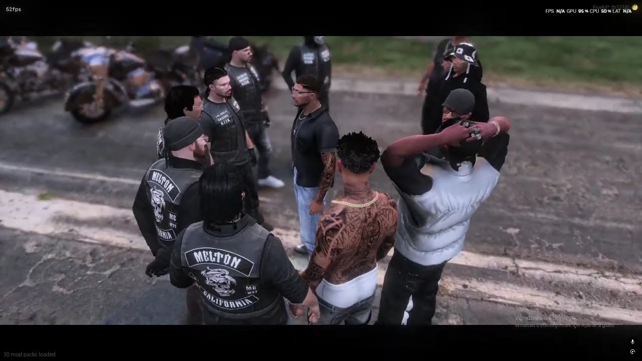 Fivem Melton MC Kulübü Compton Zencileri Tarafından Driveby Yiyor.[Rpg.]