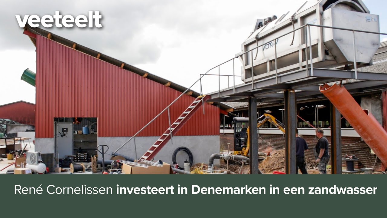 Melkveehouder René Cornelissen investeert in Denemarken in een zandwasser