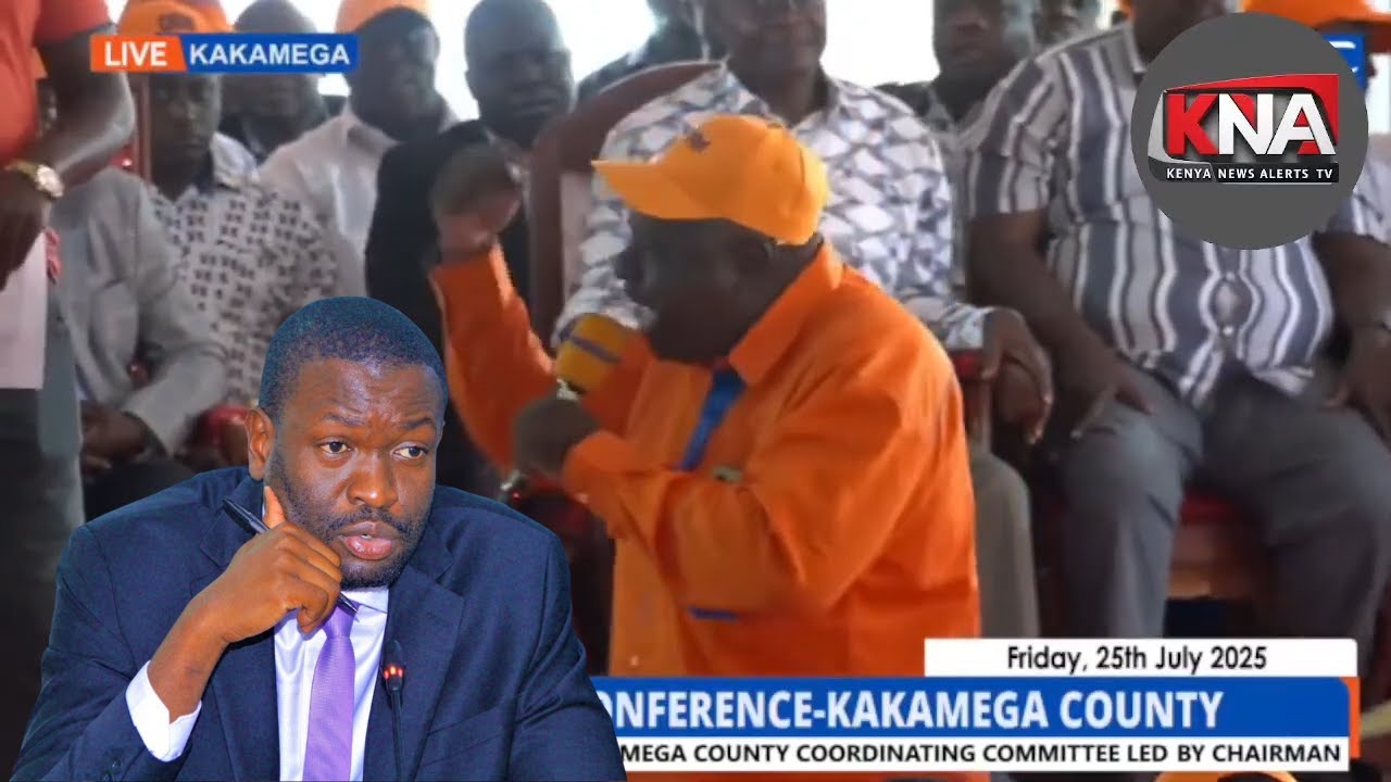 ''SIFUNA TOKA ODM HATUKUTAKI,'' KAKAMEGA ODM CHAIRMAN TELLS SIFUNA FACE TO FACE INFRONT OF RAILA!