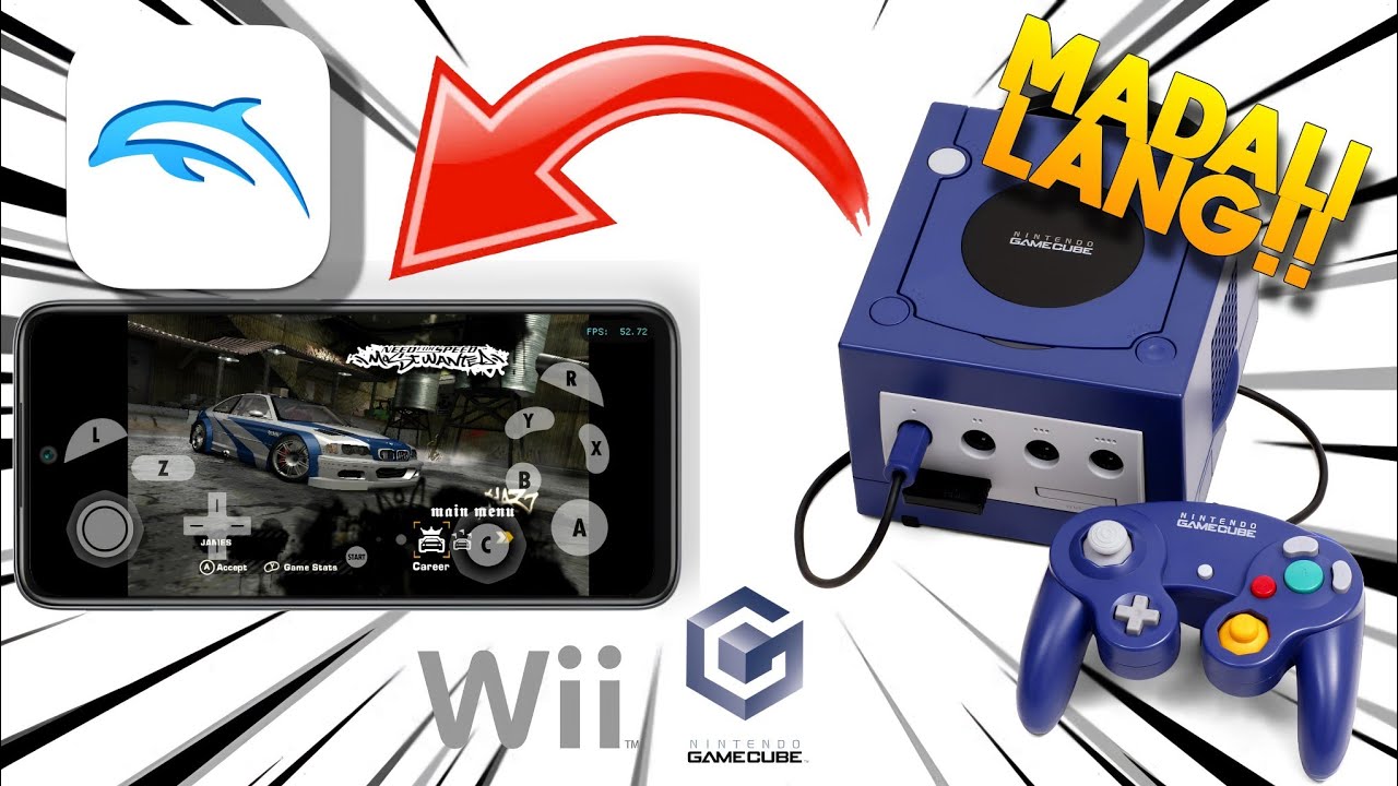 PAANO MAGLARO NG GAMECUBE AT WII GAMES SA ANDROID | Dolphin Emulator Tutorial 100% Working!!