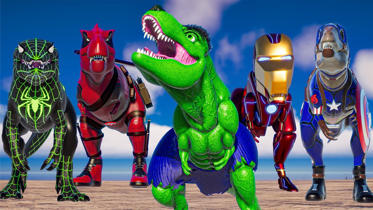 Gamma-Themed T-Rex Emerges in a Multiverse Encounter | JWE2 Cinematic Showcase